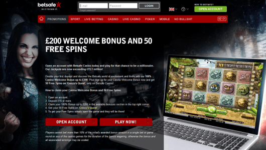 Betsafe Casino Screen 2