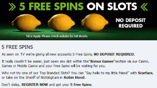 StanJames Casino Free Spins