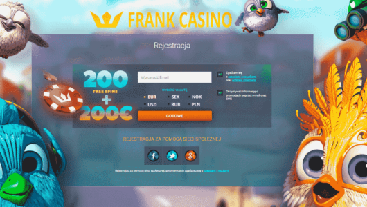 frank casino 200 free spins